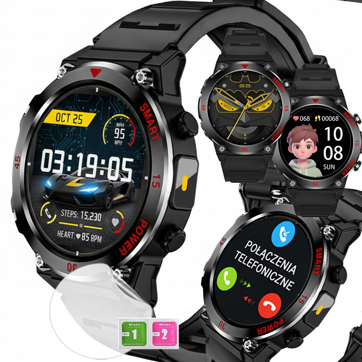 Smartwatch Watch - Bluetooth Calls | Pulse | Steps | Sport | Big Screen