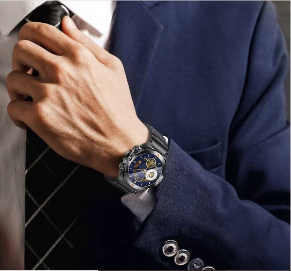 Smartwatch Watch KM99 SILVER Business 2 STRIPES BIG HD CZ PL Menu Packaging status original
