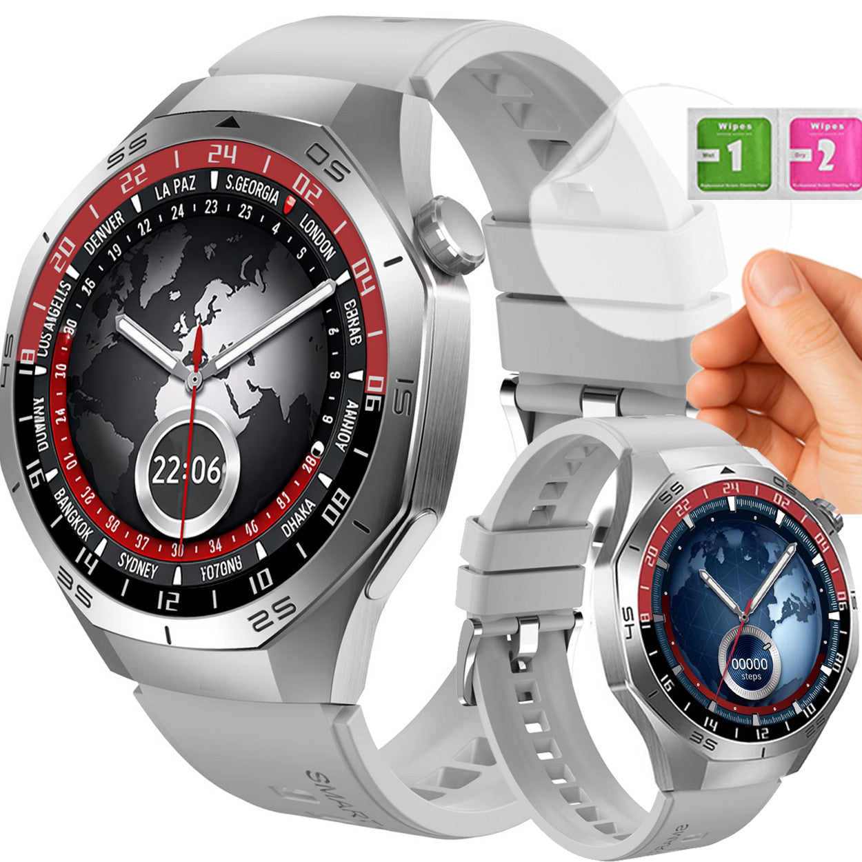Smartwatch Watch PL Talking SOS Assistant Flashlight Smartwatch Oxygen