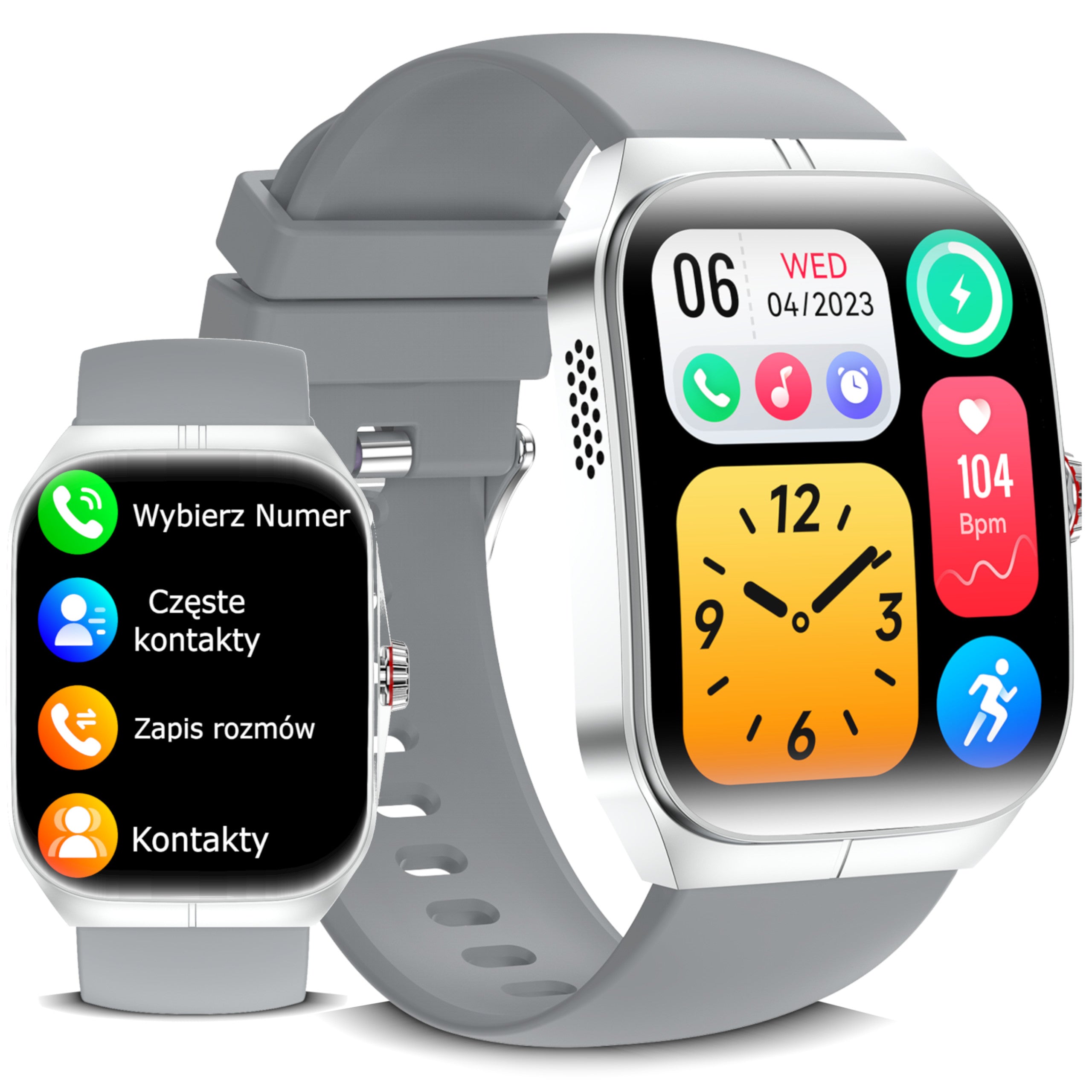 Smartwatch Wenom AMOLED Bluetooth Sports, Waterproof Menu PL