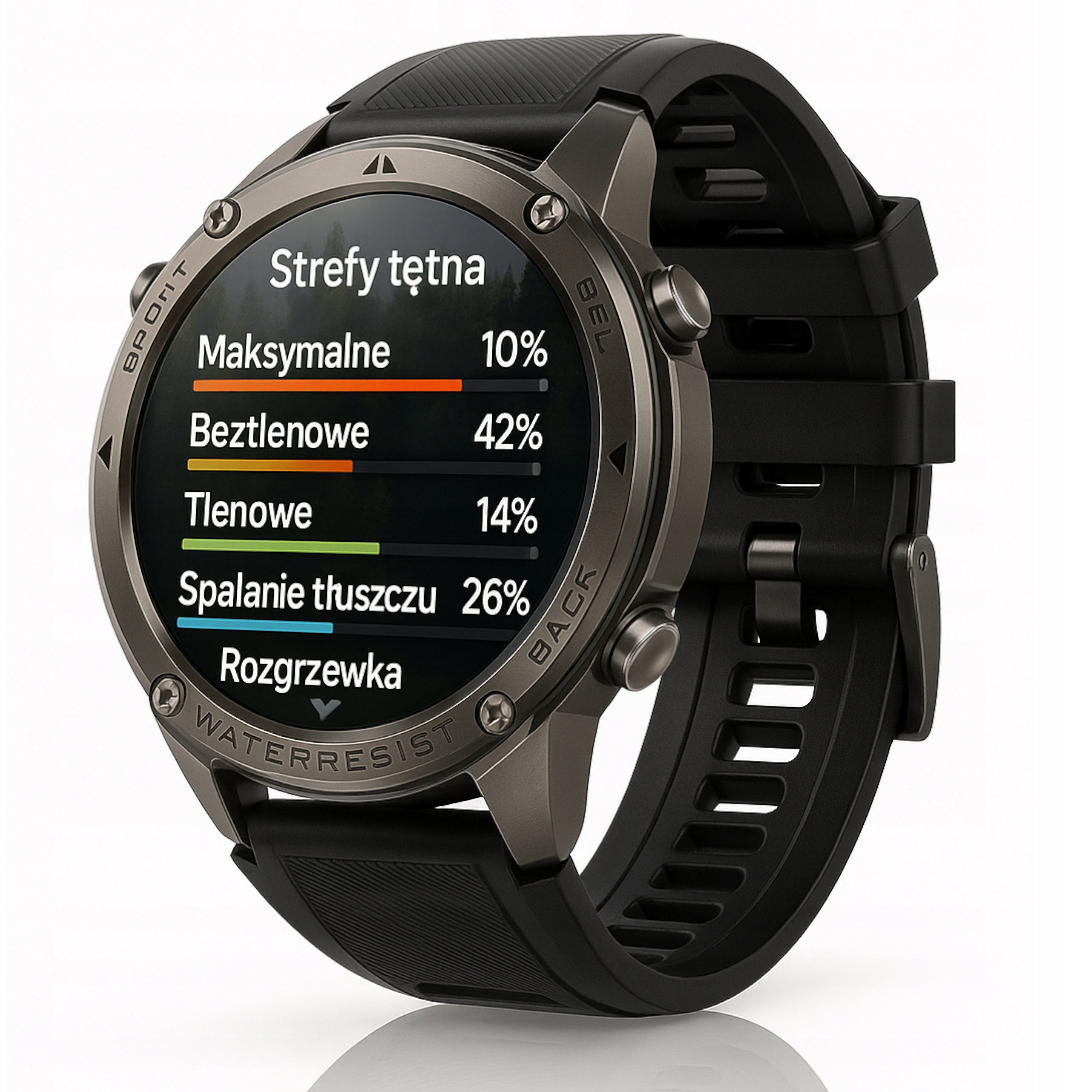 Smartwatch Wenom DM56 Sports Men's Women's GPS Waterproof PL Swimming Packaging status original