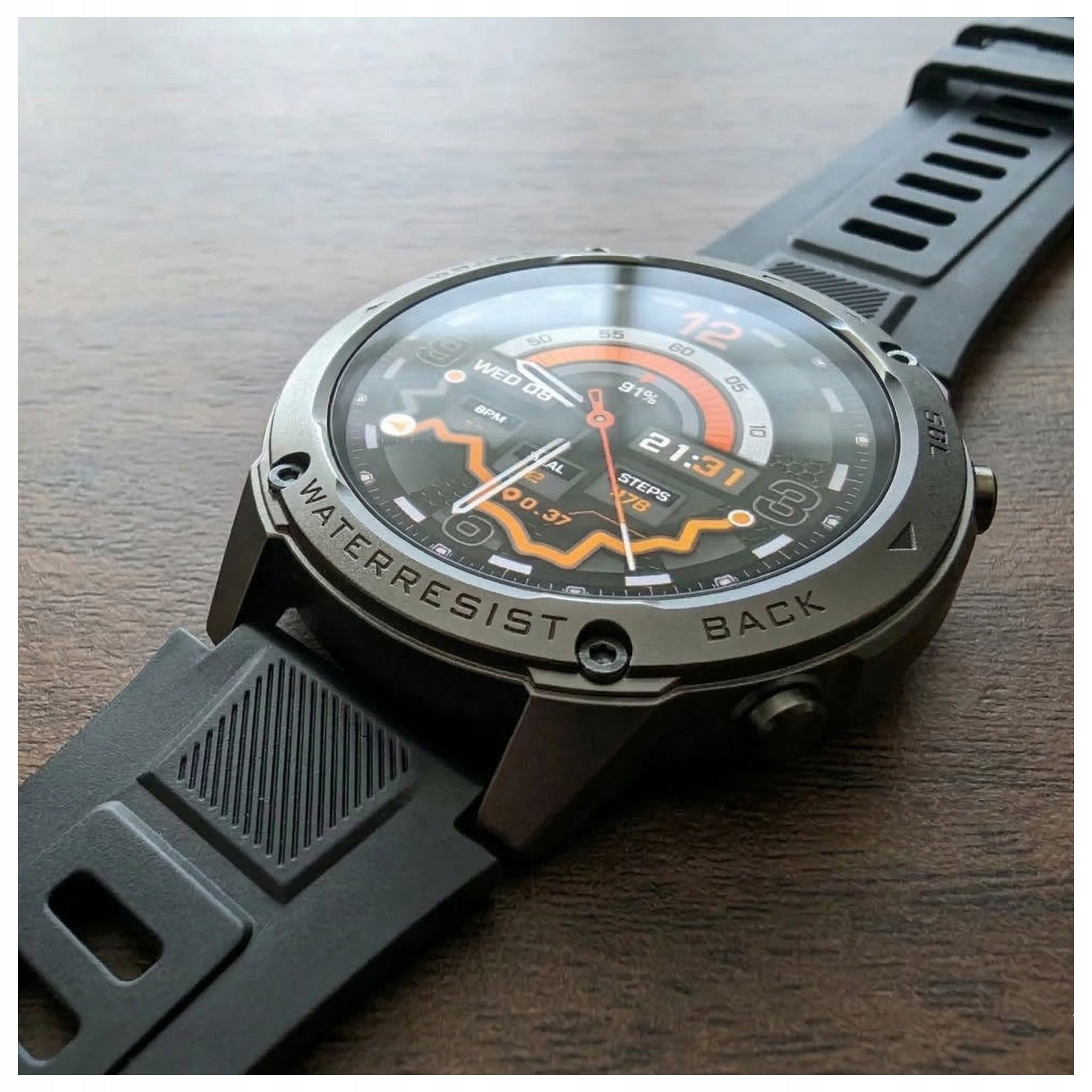 Smartwatch Wenom Sports Men's GPS Waterproof ATM 5 Swimming Heart Rate Talk Packaging status original