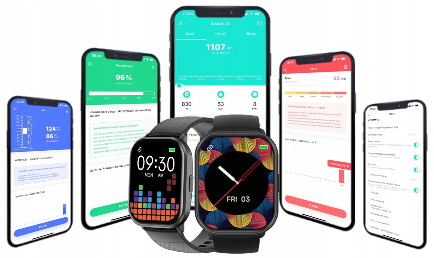 Smartwatch Wenom TS-11 black Manufacturer code TS-11