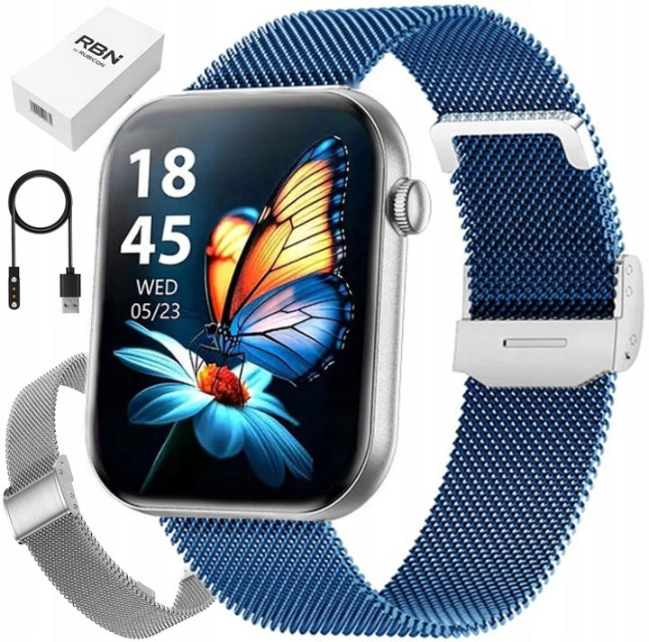 Smartwatch Women's RUBICON 1.85" AMOLED Talk Heart Rate Monitor Notifications