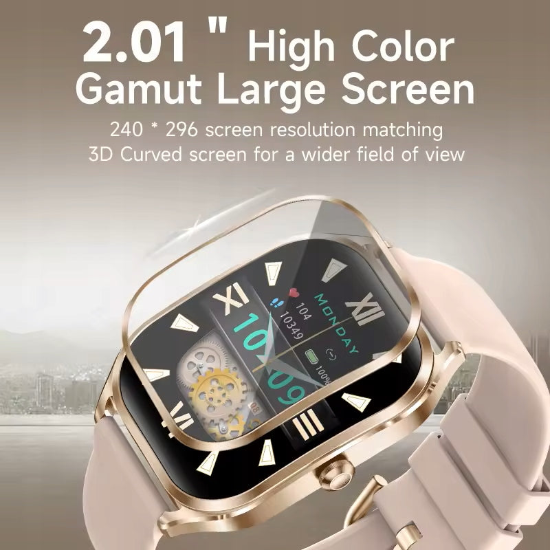 Smartwatch Women's Sports Watch LIGE 2.01 3D curved screen Brand Smart-Trend