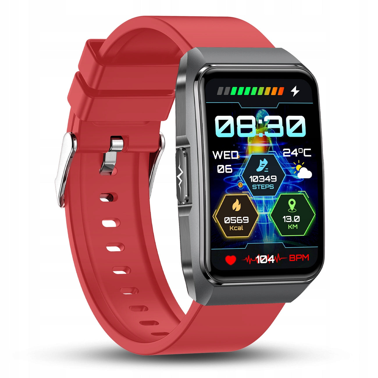 Smartwatch Women's Watch Conversation Menu PL ECG Measurement Heart Rate Temperature Packaging status original
