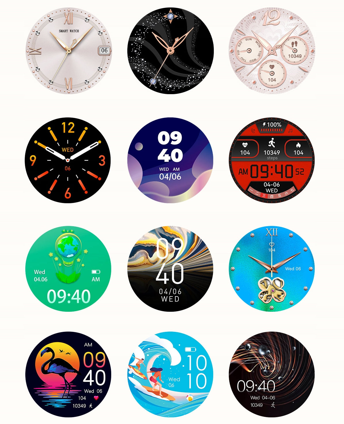 Smartwatch Women's Watch Elegant Fashionable Gold Conversations EAN (GTIN) 5904890360792