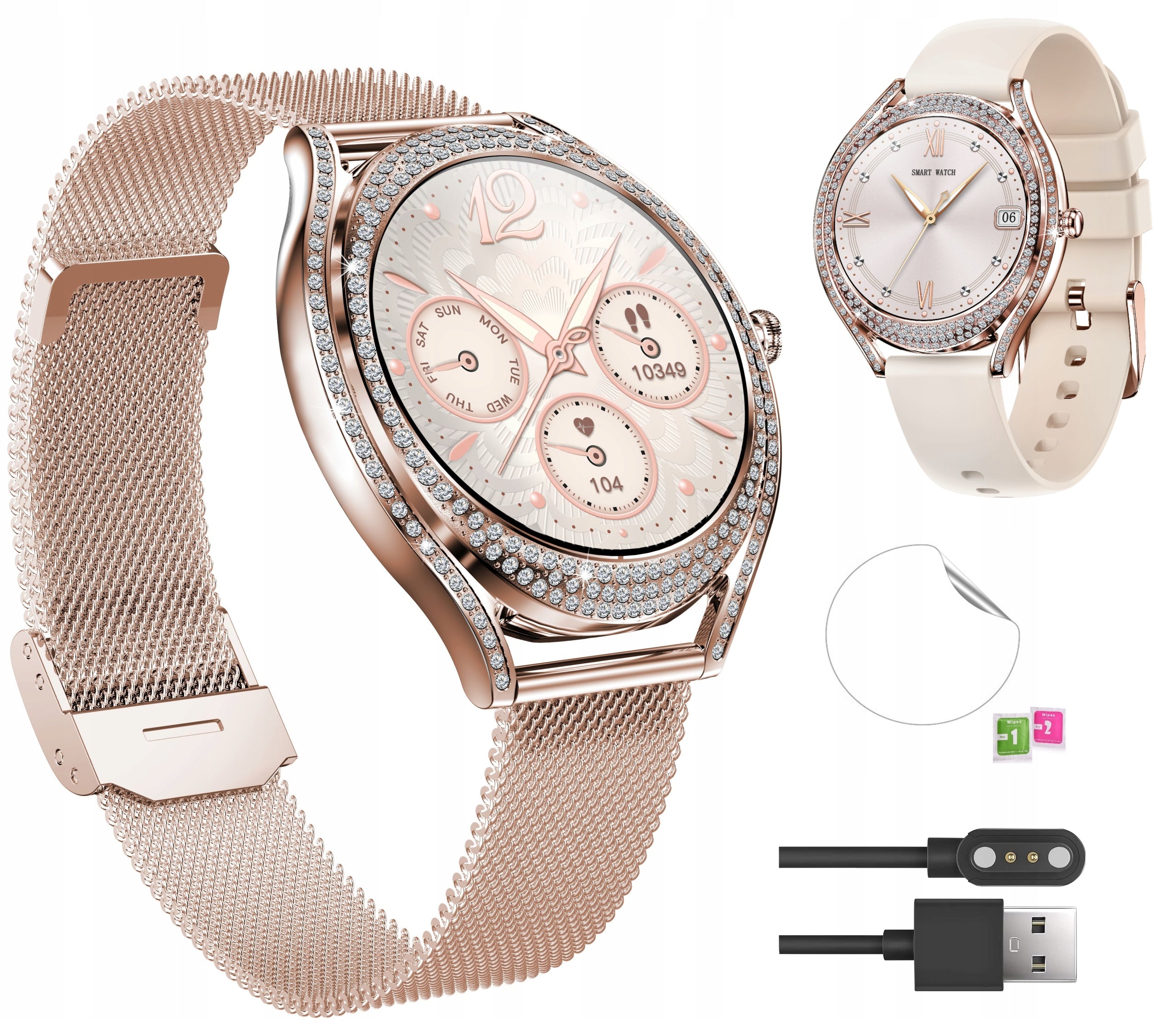 Smartwatch Women's Watch Elegant Fashionable Gold Conversations