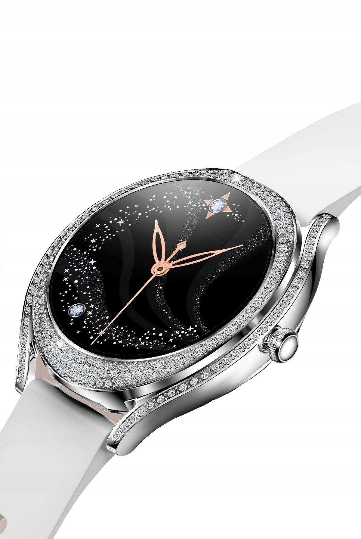 Smartwatch Women's Watch Elegant Fashionable Silver CONVERSATION SPORT 2 stripes PL Packaging status original