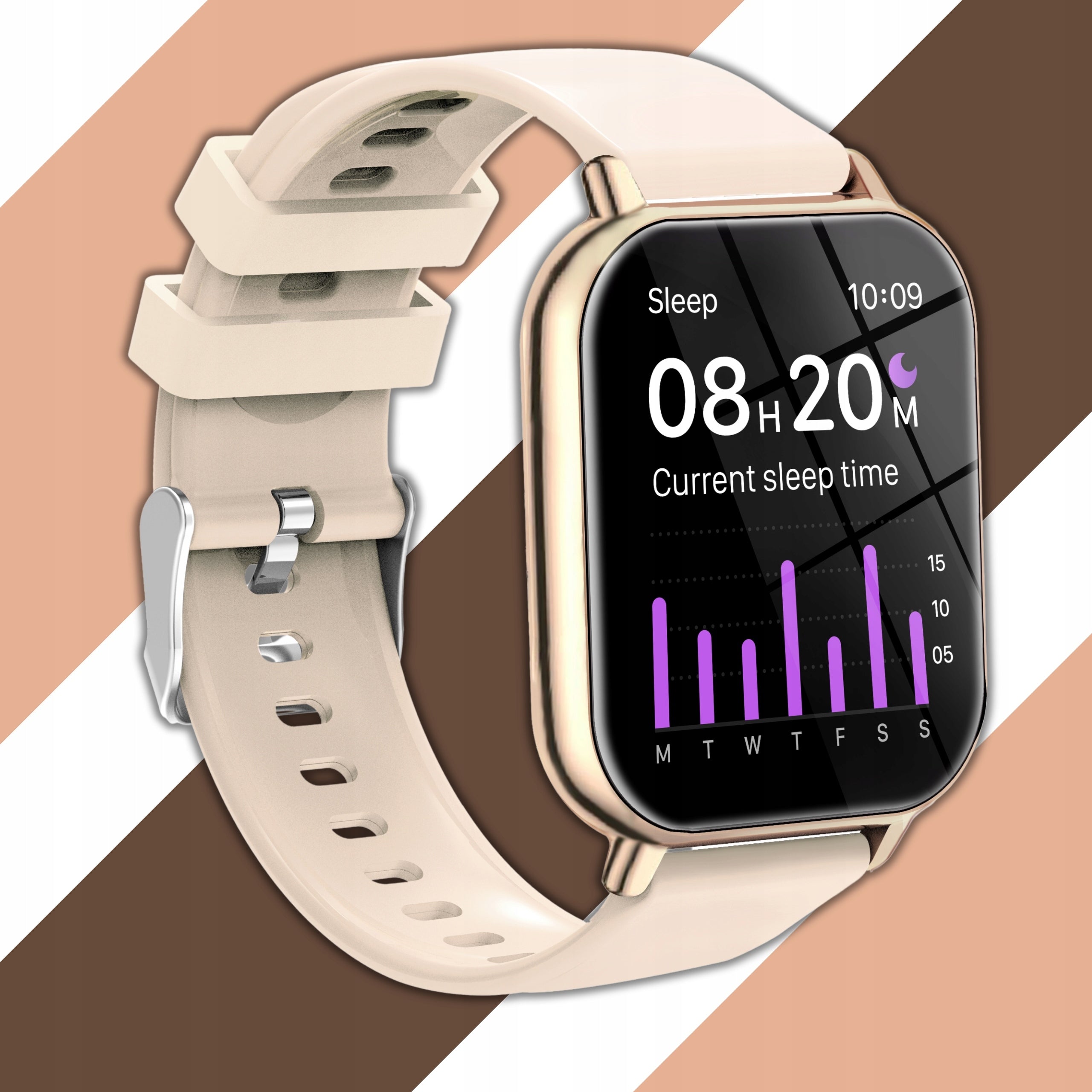 Smartwatch Women's Watch Sports POLISH MENU Functions Conversation +Messages Brand DT