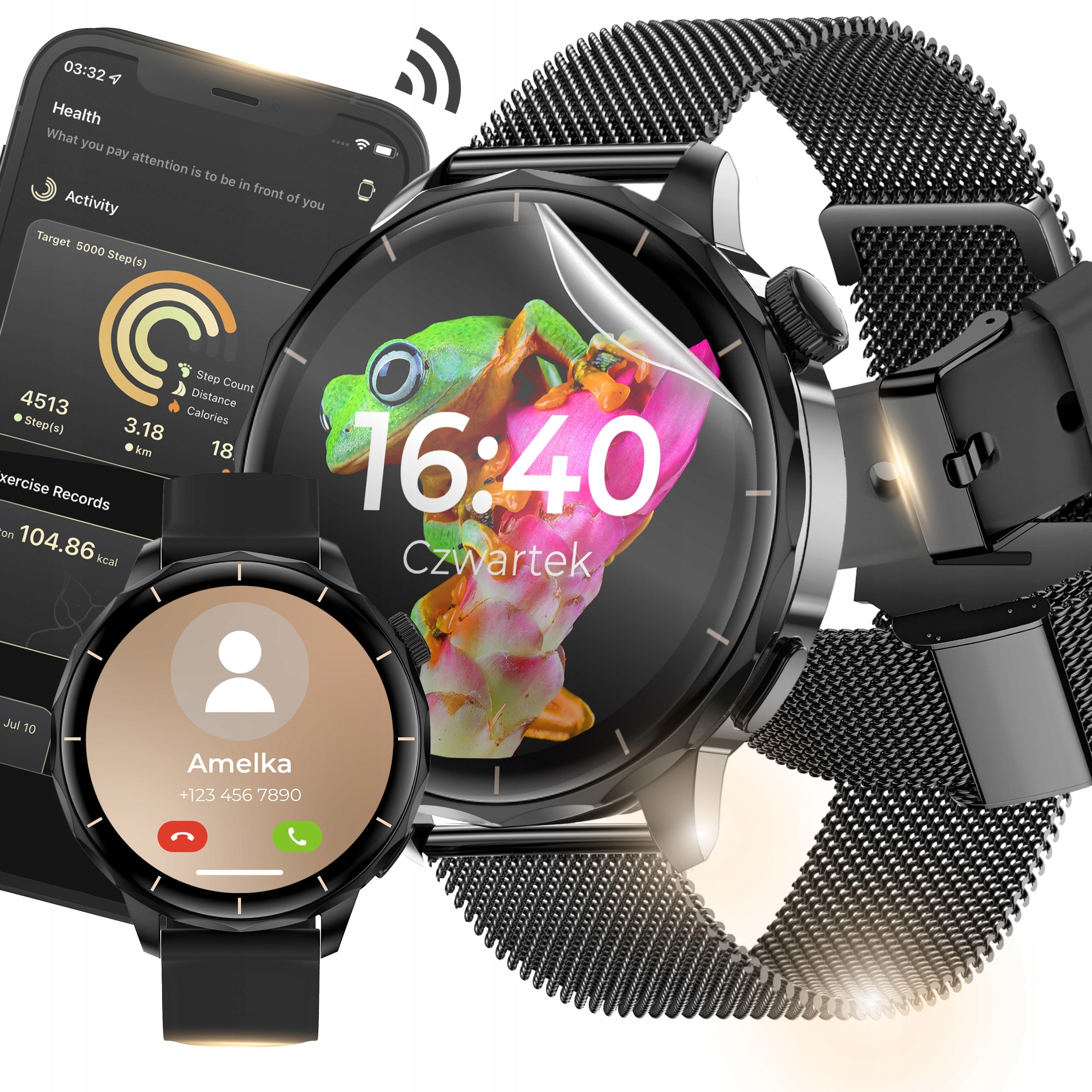 Smartwatch Women's Watch Talk Whatsapp Notifications Map Translator Sport