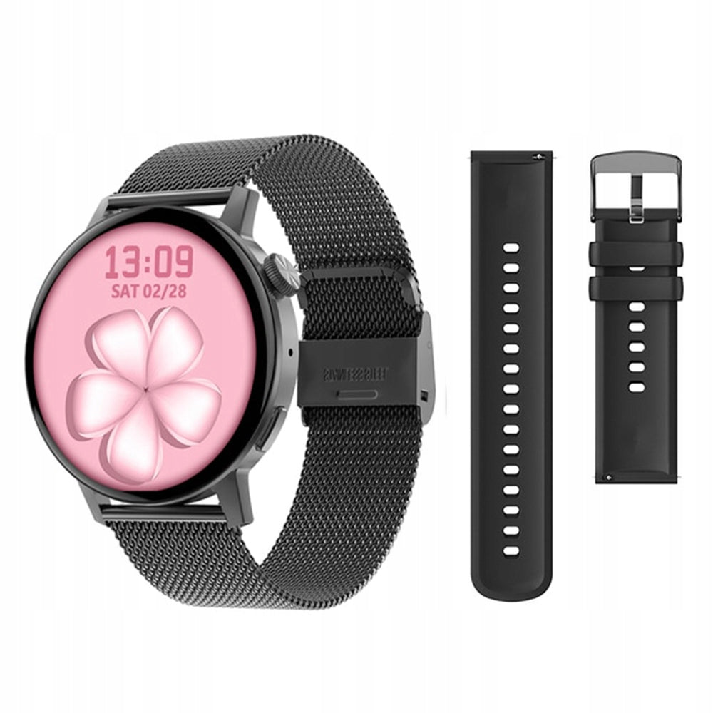 Smartwatch Women's Watch Waterproof Health Measurements Conversation Menu PL Brand BlueQ