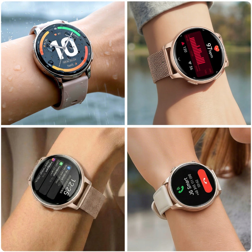 Smartwatch Women's watch with GPS WATERPROOF TALK PRESSURE MENU PL straps Brand JG Smart