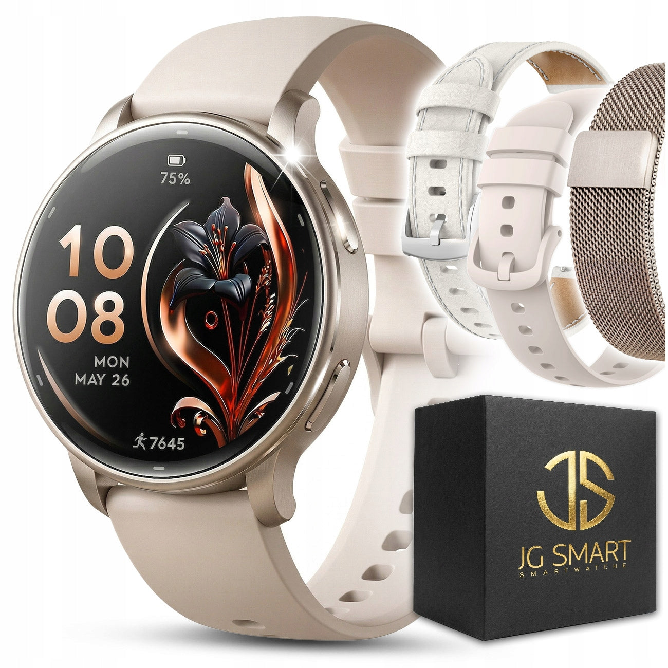 Smartwatch Women's watch with GPS WATERPROOF TALK PRESSURE MENU PL straps