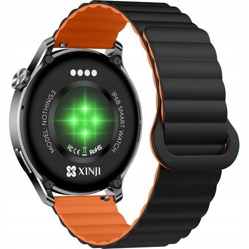 Smartwatch XINJI Nothing 3 Bluetooth 300mAh 1.43 Cali 466x466 Black Batteries included yes