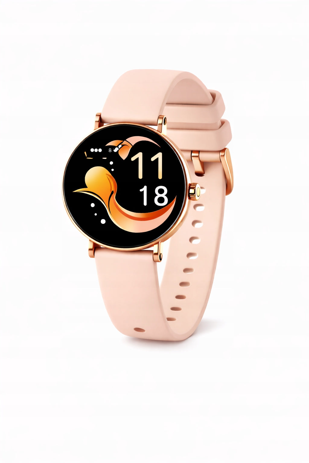 Smartwatch Y16 AMOLED | Bluetooth Calls | Pulse | Activity | Rose Gold Brand no brand