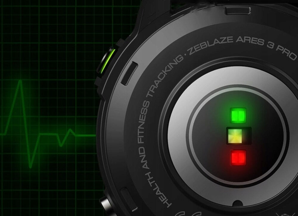 Smartwatch ZEBLAZE Ares 3 Pro Black Strap material rubber