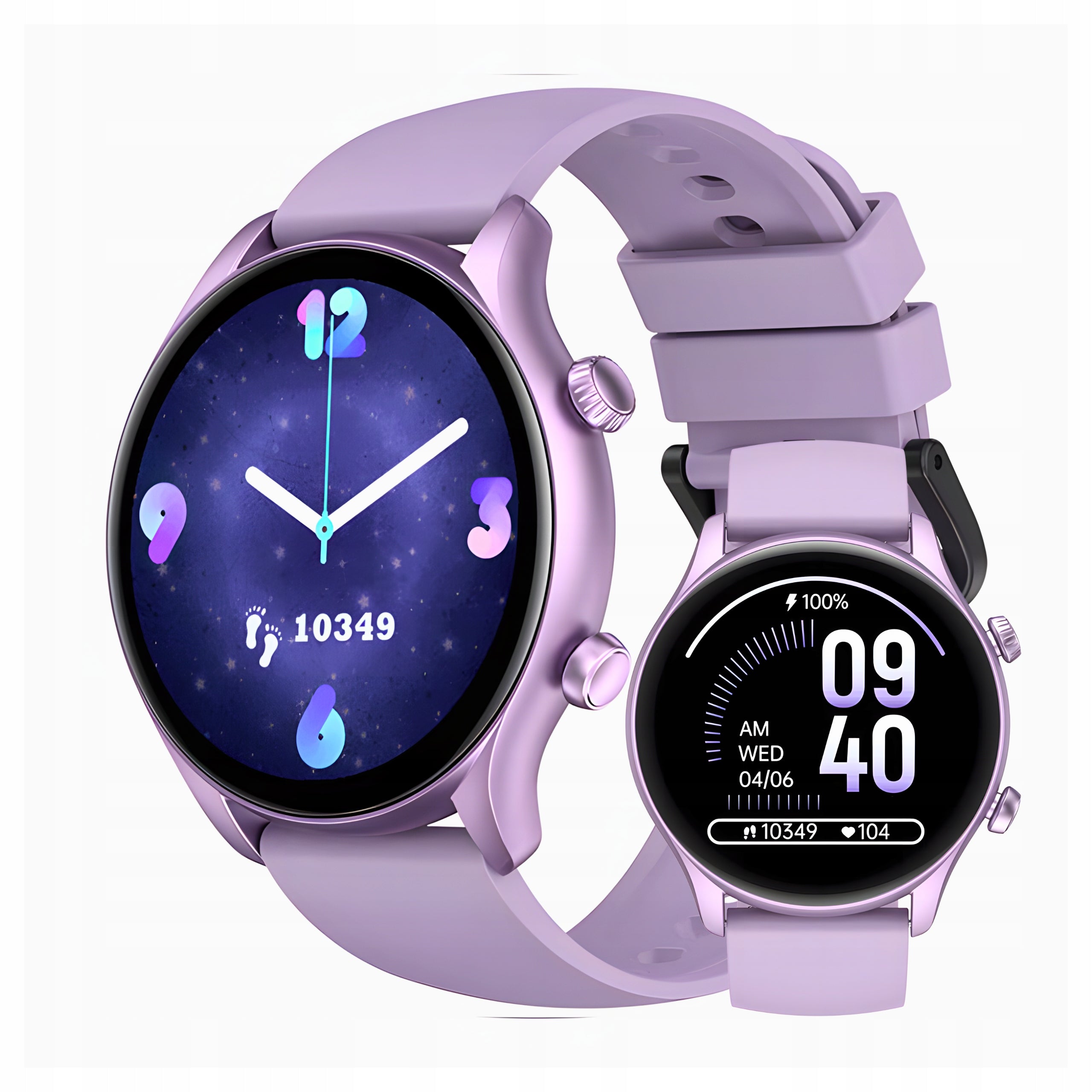Smartwatch Zeblaze Btalk 3 Plus Purple 100 Sport Modes Watch Packaging status original