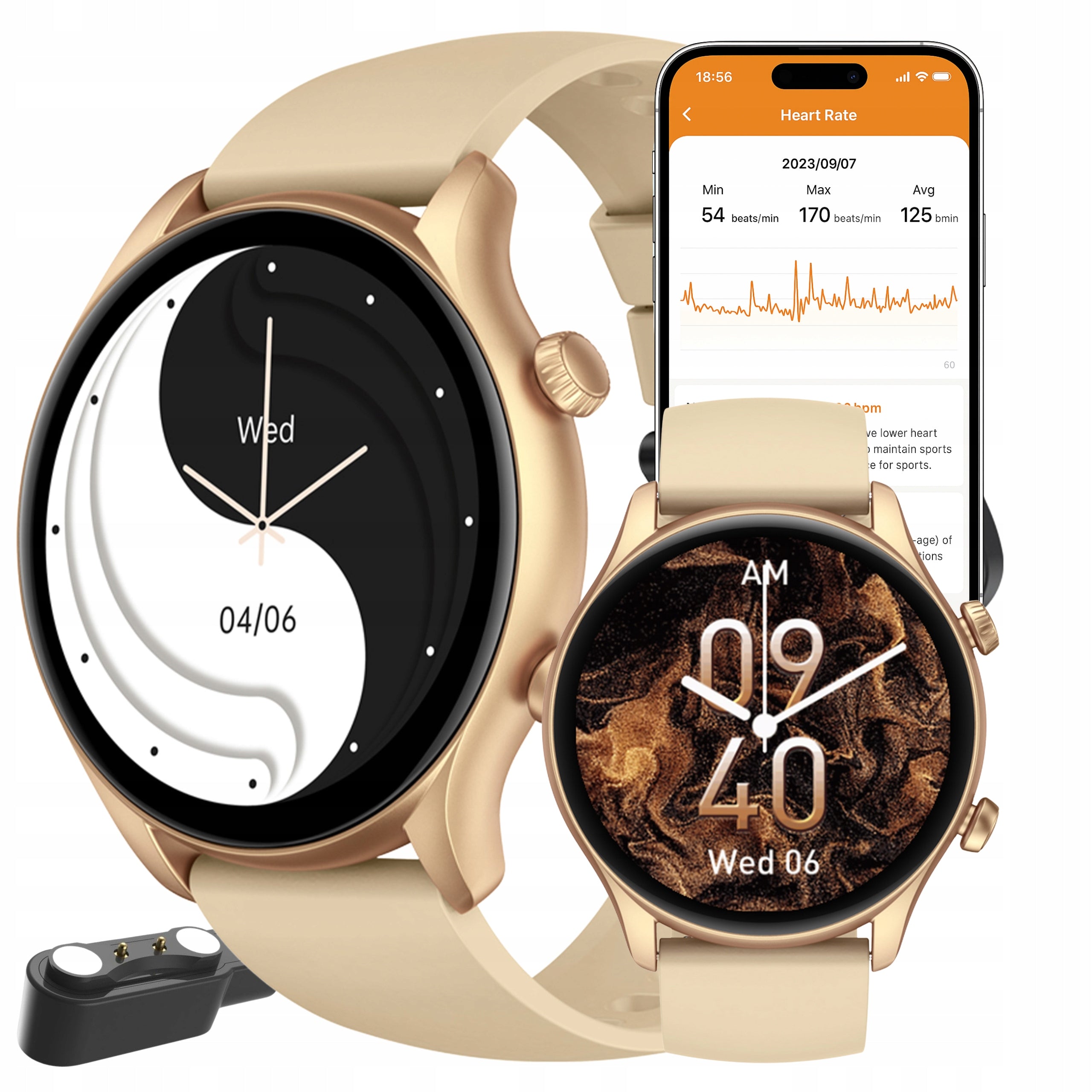 Smartwatch Zeblaze Btalk 3 Plus Watch Smart Watch Women Menu PL Conversations
