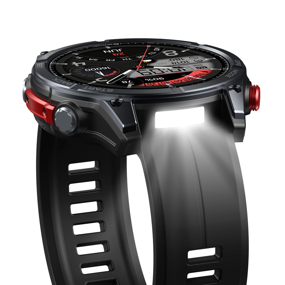 Smartwatch Zeblaze Stratos 4 Black GPS AMOLED Sport Waterproof 5ATM Brand Zeblaze