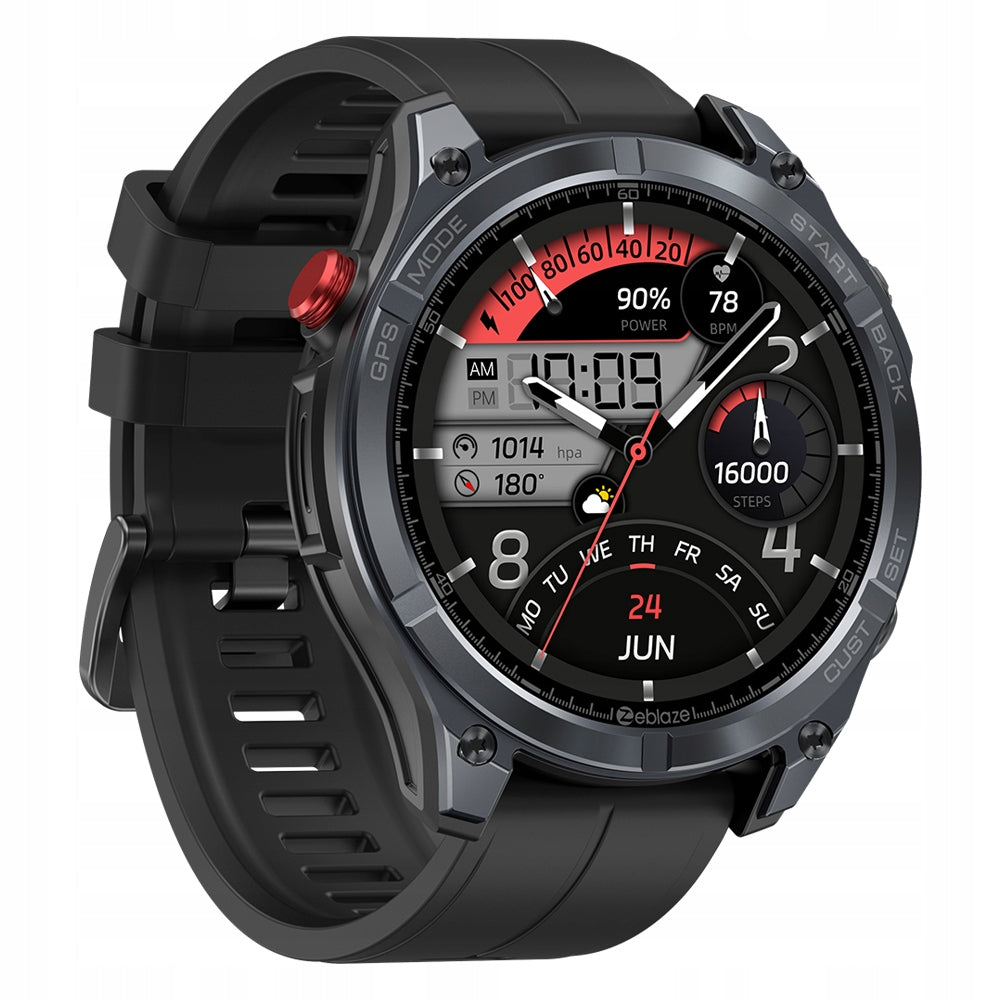 Smartwatch Zeblaze Stratos 4 Black GPS AMOLED Sport Waterproof 5ATM Manufacturer code ZL531FA1114224