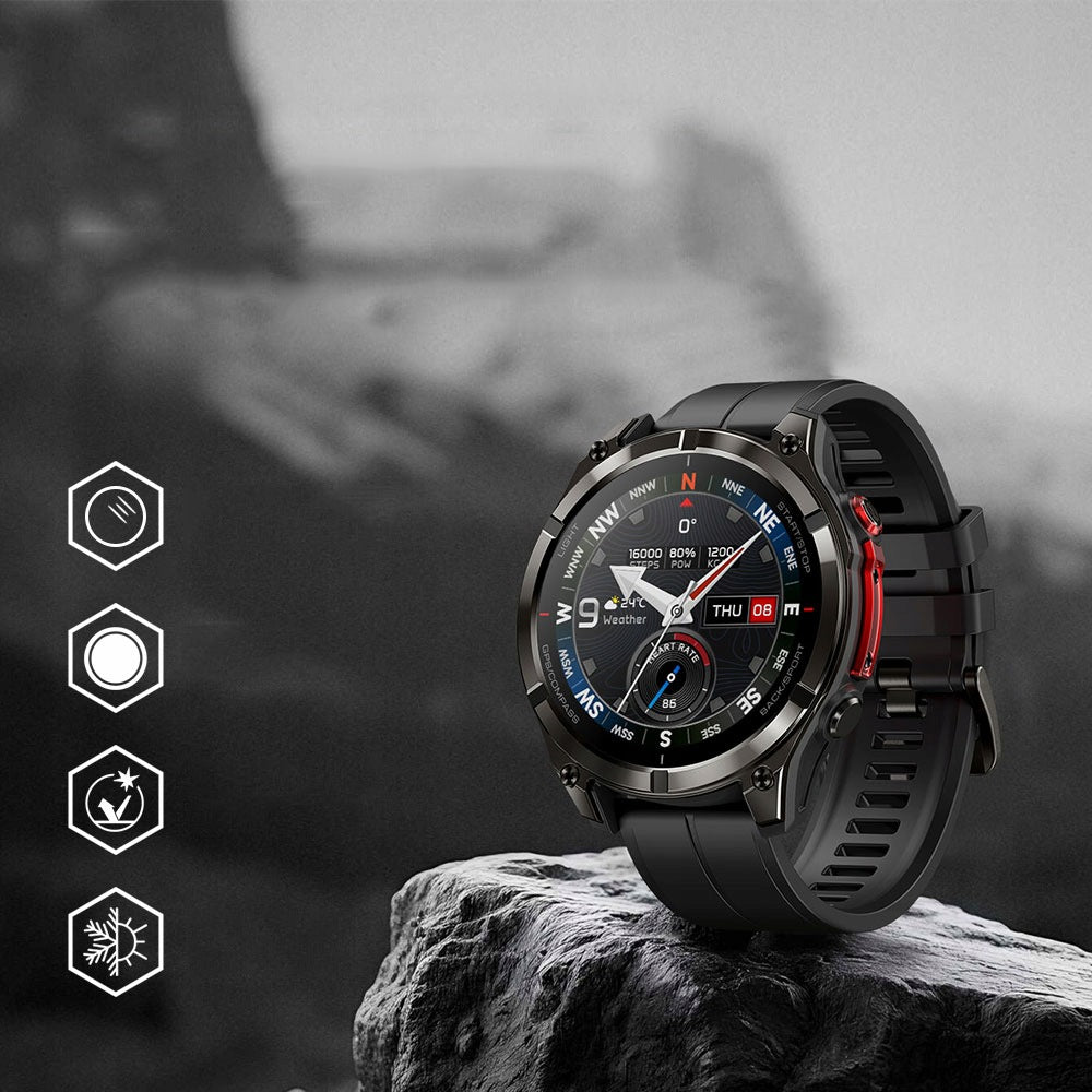 Smartwatch Zeblaze Stratos 4 Pro GPS Sports Watch AMOLED 500mAh Black Brand Zeblaze