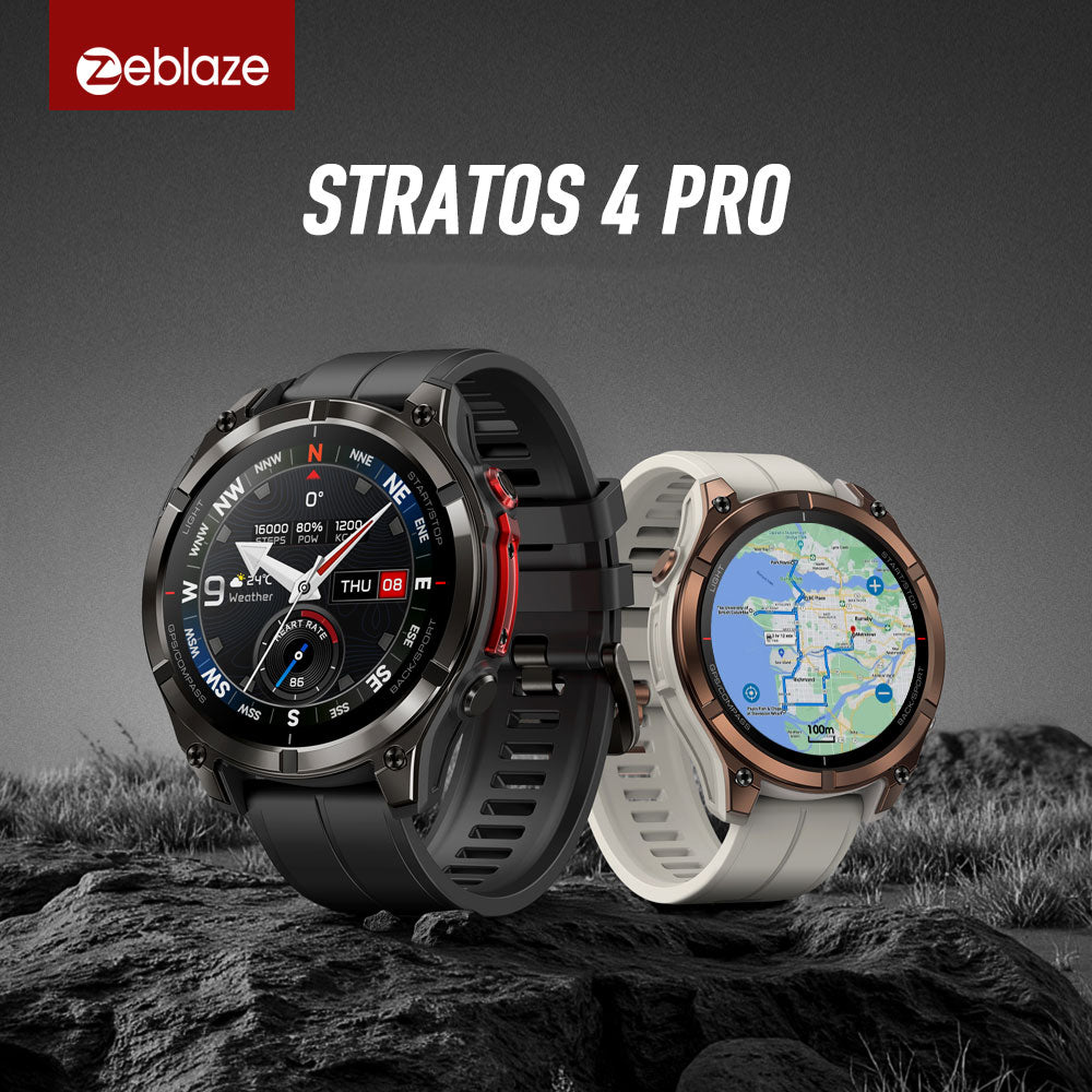 Smartwatch Zeblaze Stratos 4 Pro Sports Watch GPS AMOLED 500mAh brown Packaging status original