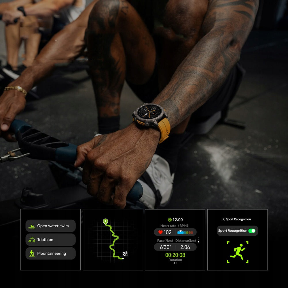 Smartwatch Zeblaze Stratos 4 orange GPS AMOLED Sport Waterproof 5ATM Model other