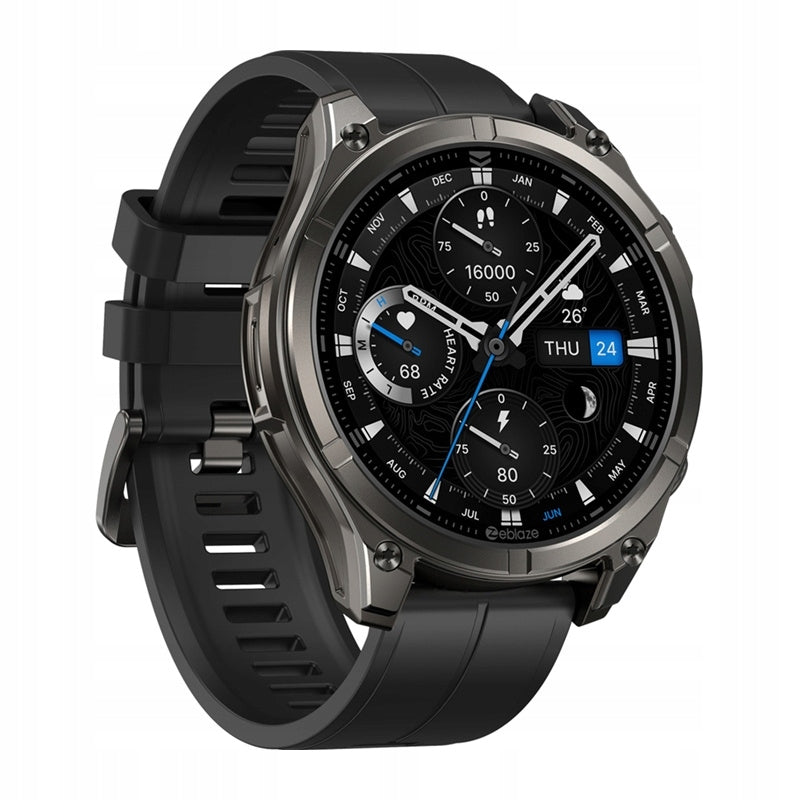 Smartwatch Zeblaze Vibe 8 Abyss black AMOLED 5ATM Talk Military Flashlight Manufacturer code Vibe 8 black