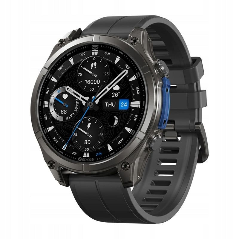 Smartwatch Zeblaze Vibe 8 Abyss black AMOLED 5ATM Talk Military Flashlight