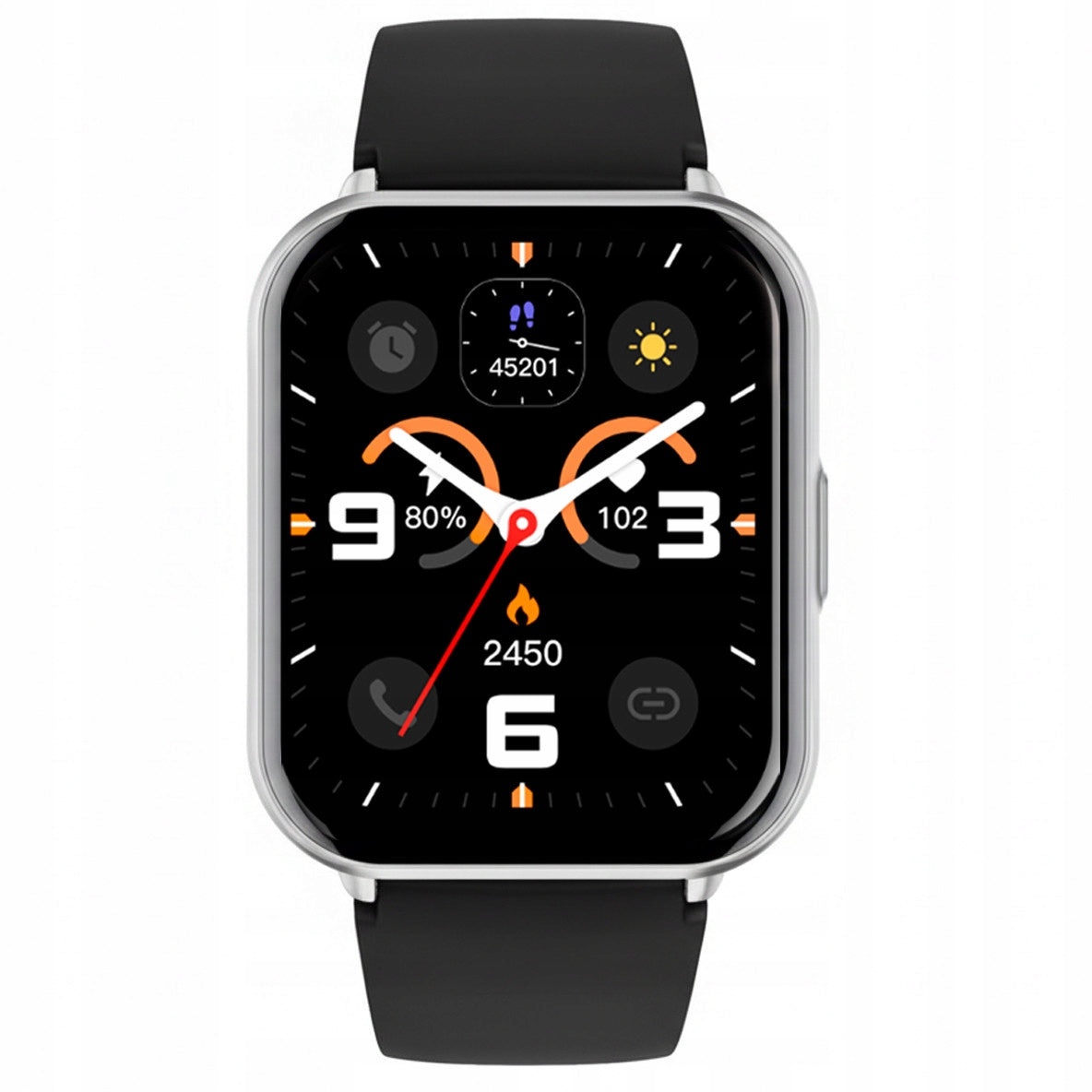 Smartwatch call notifications from phone pulse steps alarm menu PL Model other