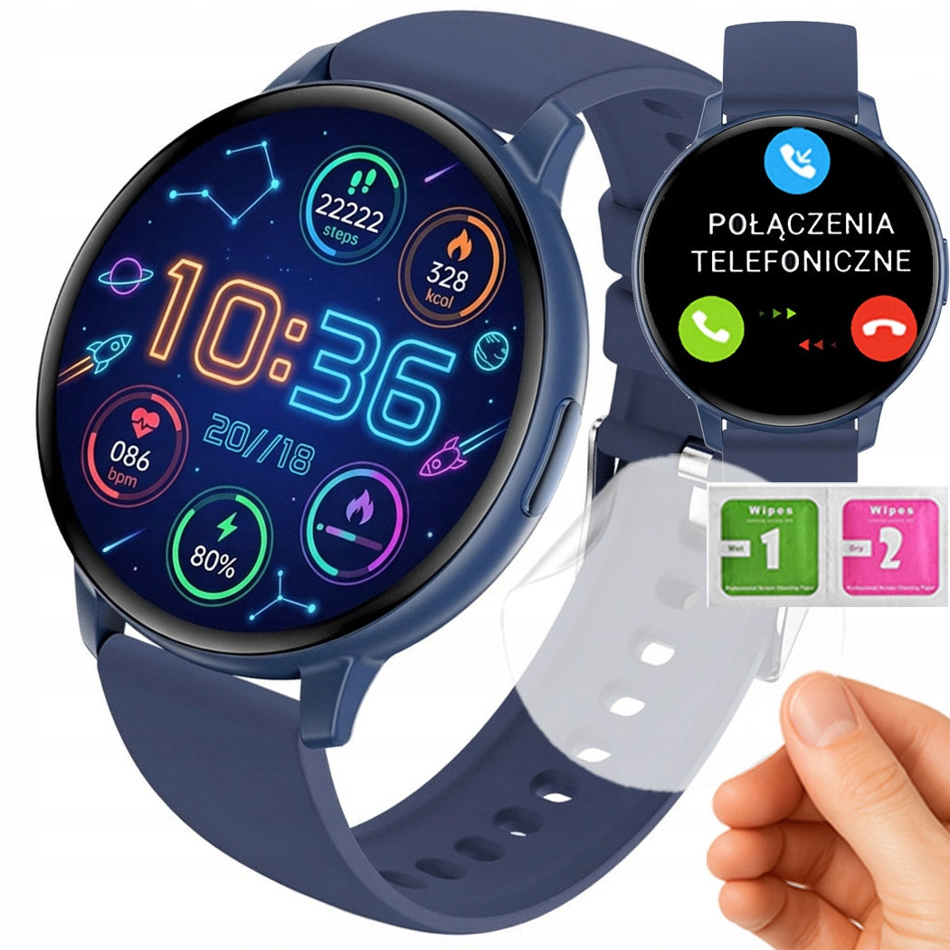 Smartwatch | calls | flashlight | calorie steps | polish menu