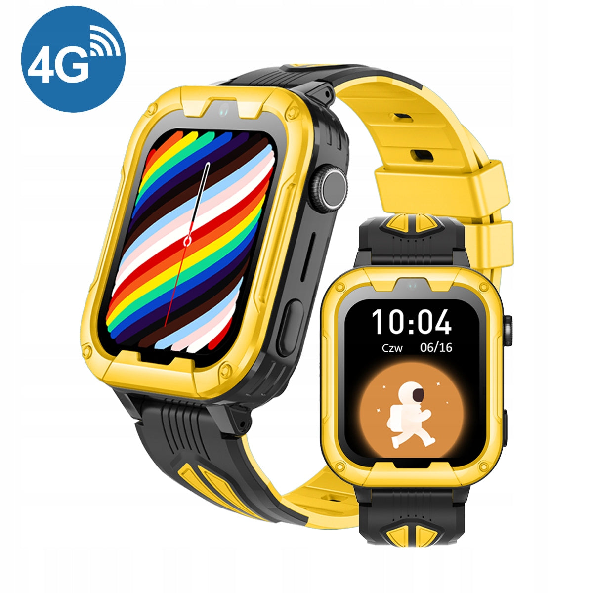 Smartwatch children's watch CALMEAN Child Watch Bravo 4G, yellow