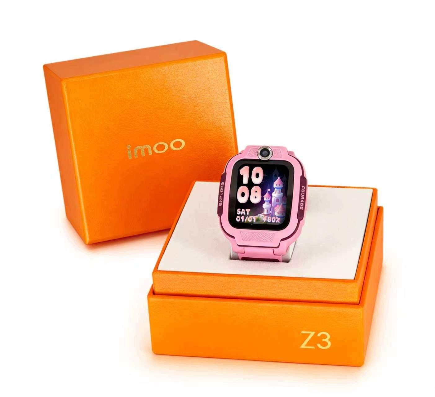 Smartwatch children's watch imoo Z3 pink,Gift version