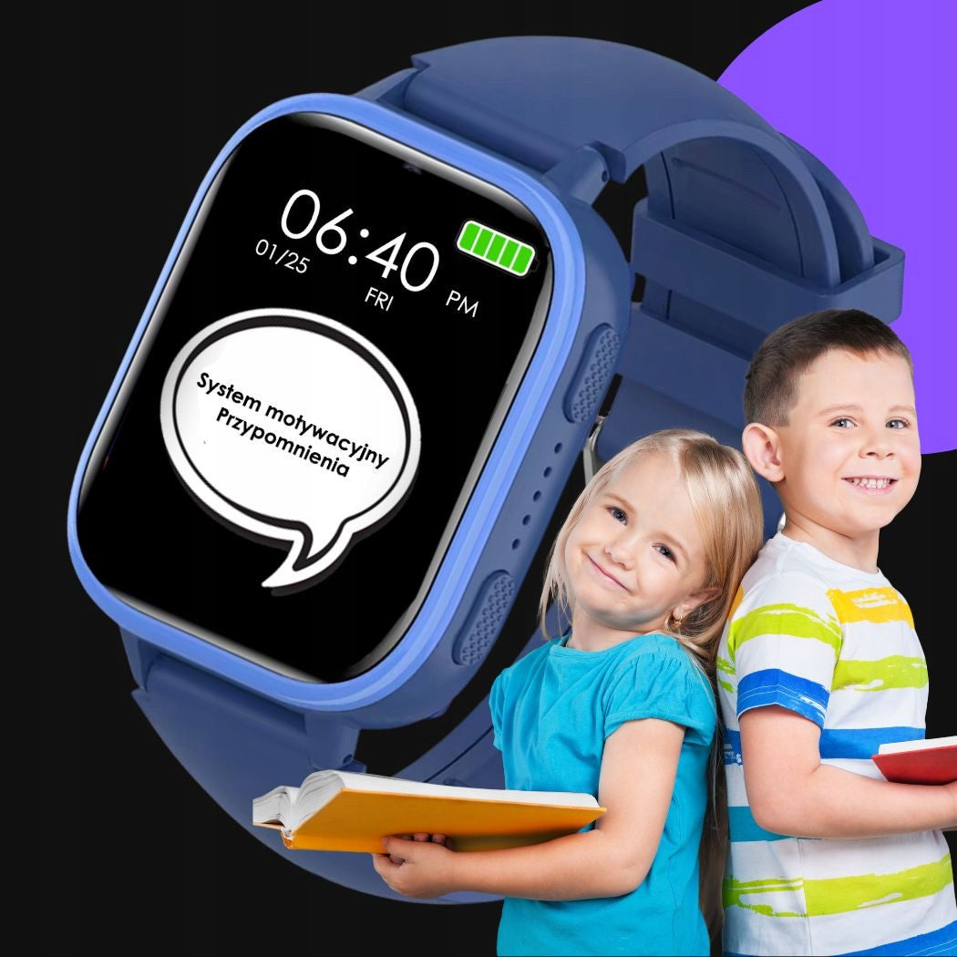 Smartwatch children's watch with SIM, multiple games, learning and two straps Packaging status original