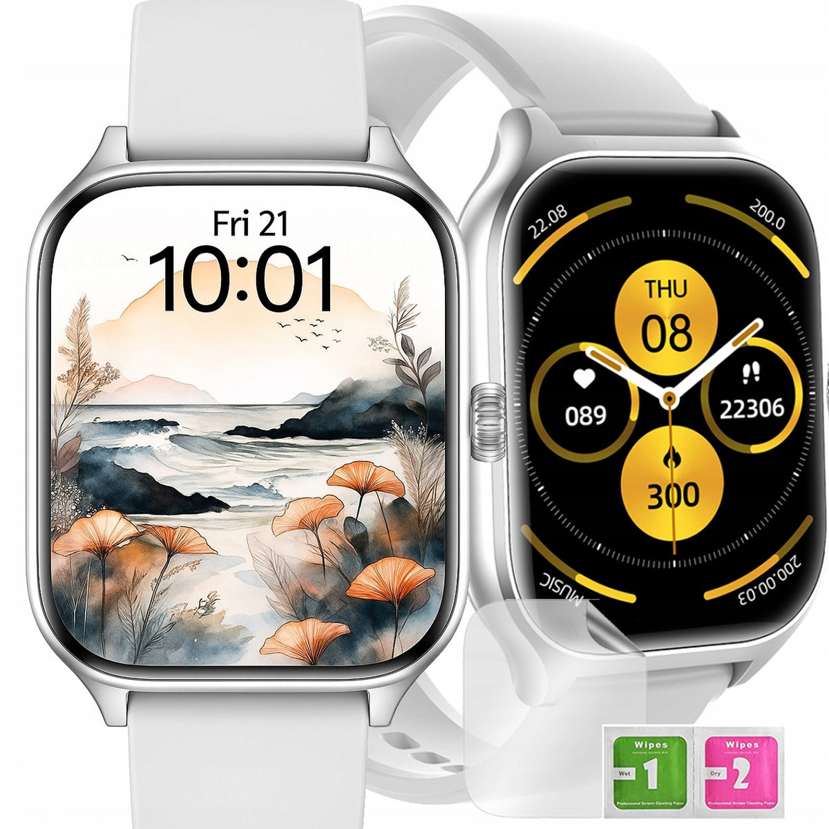 Smartwatch fitness talking shields sports themes notifications + Foil