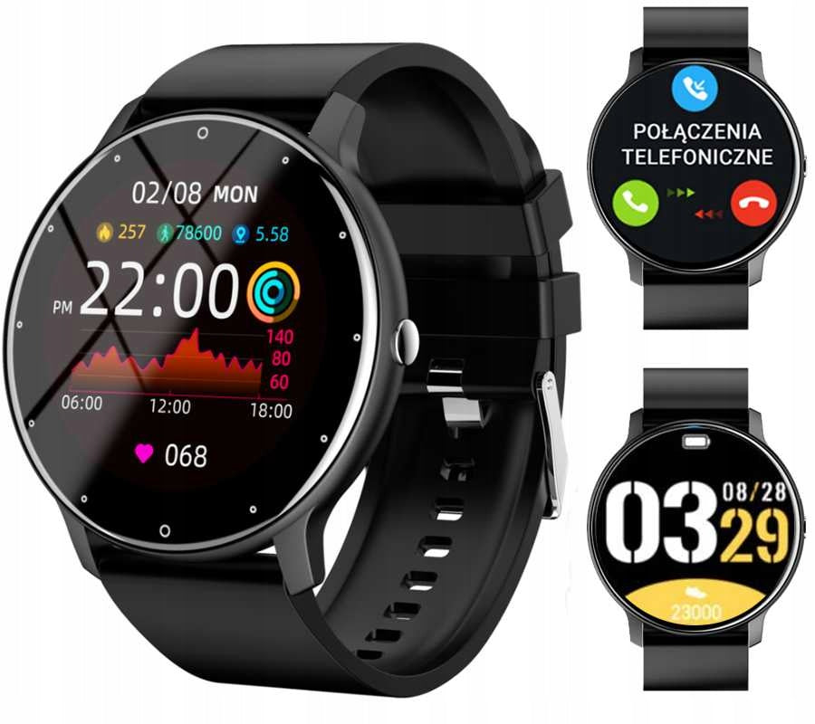 Smartwatch for Bluetooth Conversation Communion, Pulse, Gift 3in1, PL Menu Packaging status original