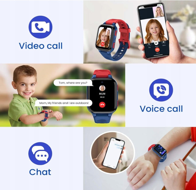 Smartwatch for Children LAGENIO K9 AI 4G GPS BLUE Brand no brand