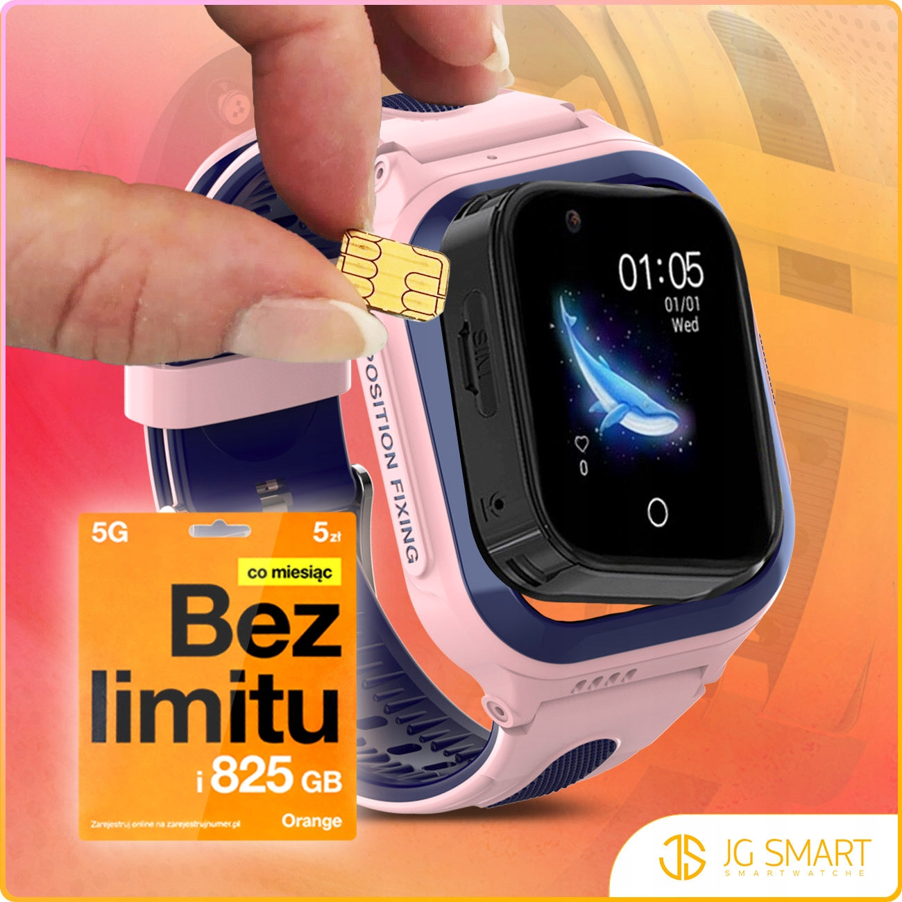 Smartwatch for Children Watch PL GPS Talking Learning SMS Camera Video Gift Manufacturer code smart watch dziecięcy dla dziecka lokalizator