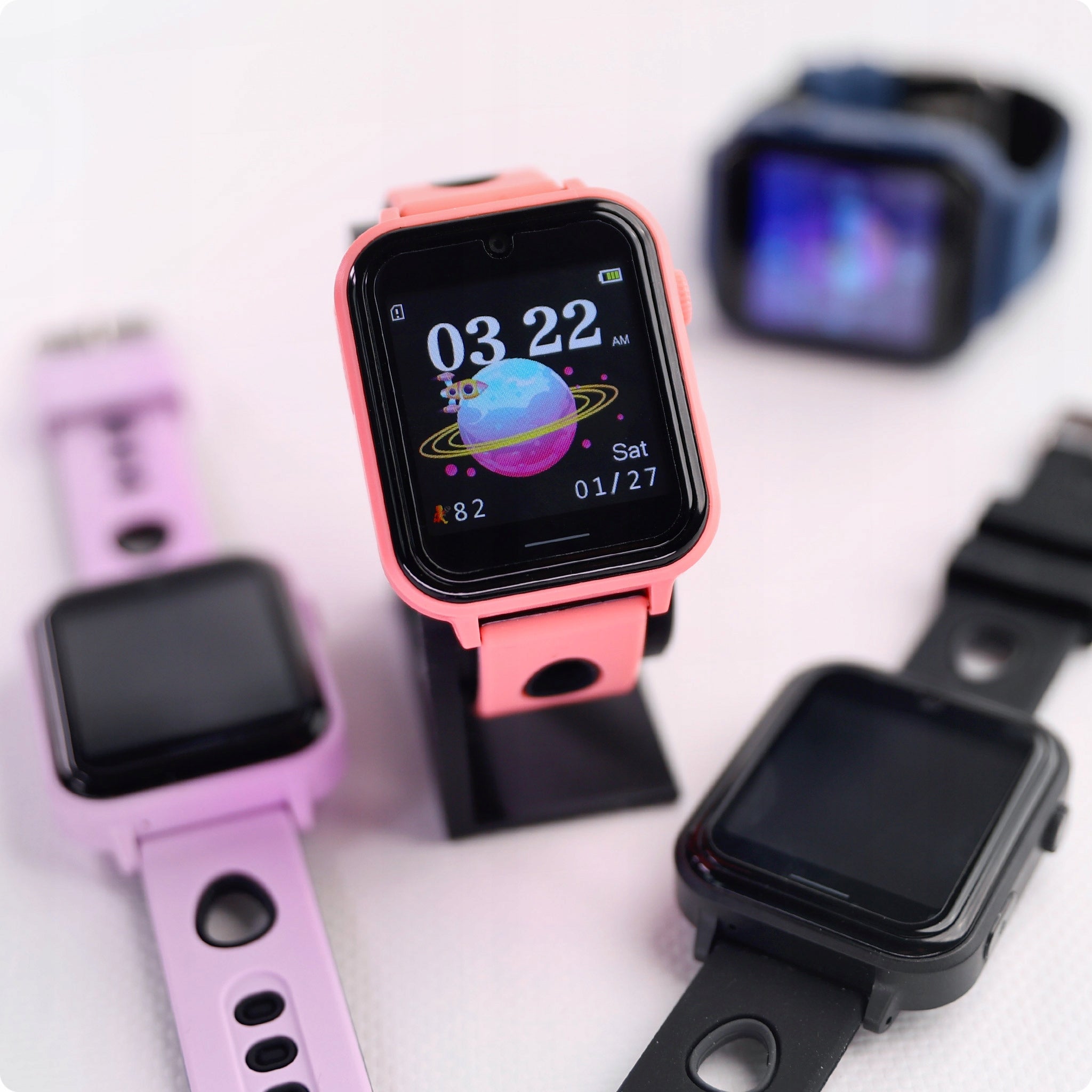 Smartwatch for Children's Watch - Conversation Games Menu Polish Steps 2G Packaging status original
