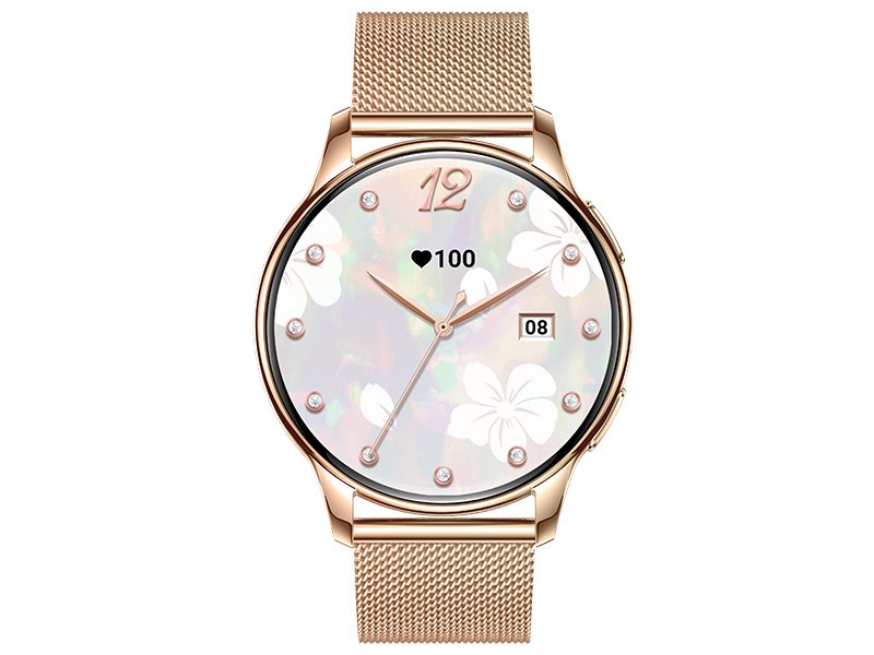 Smartwatch for Women Tracer SMK9 FIORA AMOLED 2 straps included GOLD Packaging status original