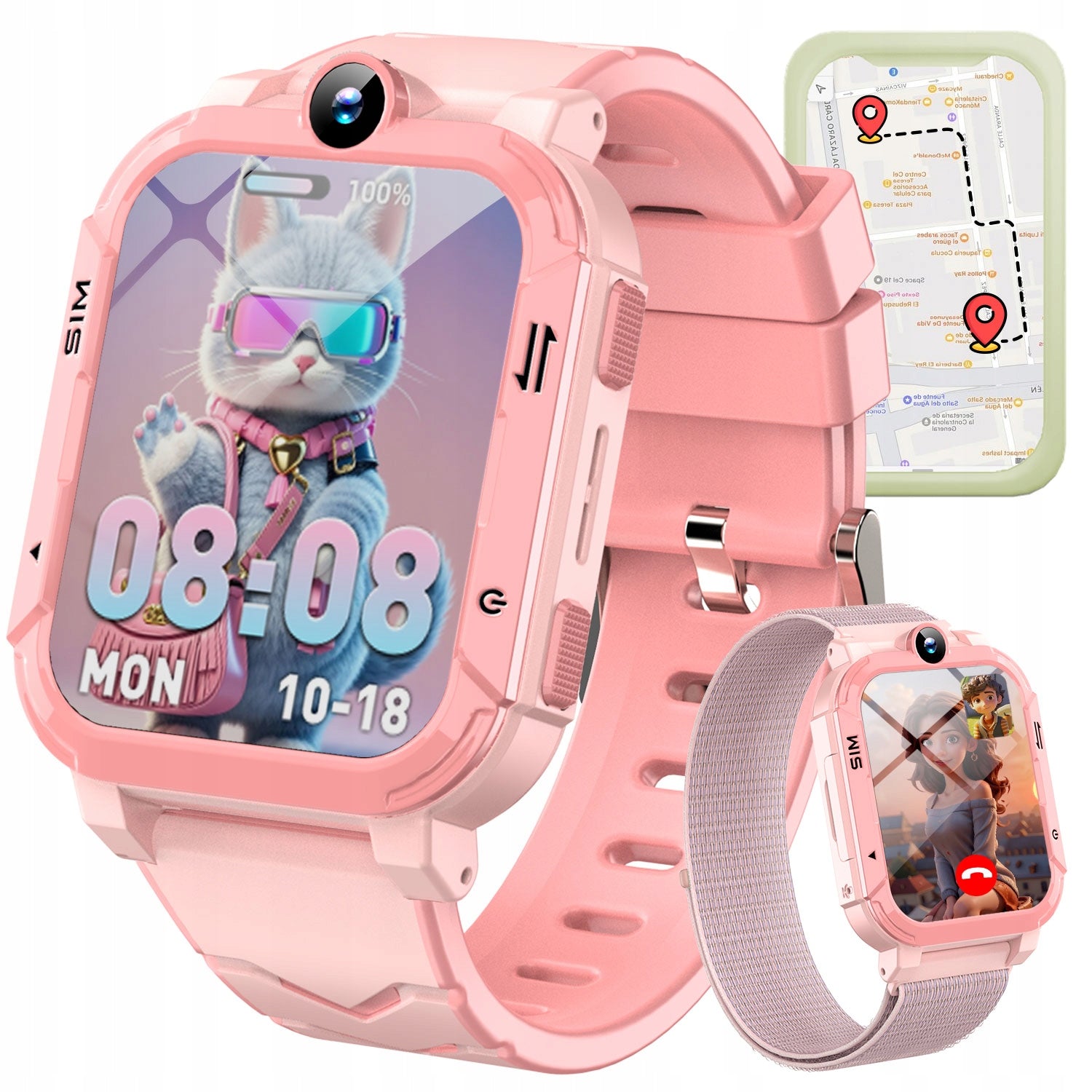 Smartwatch for children Baolubao Z20 pink