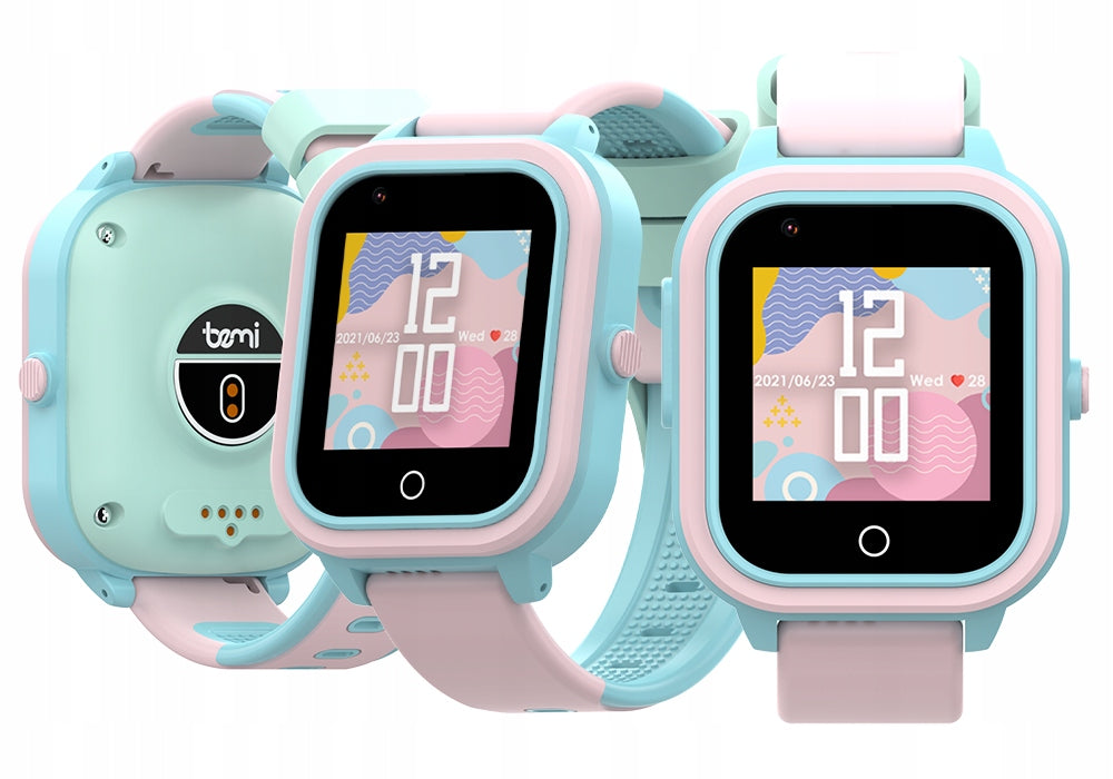 Smartwatch for children Bemi Links 4G/LTE,GPS,sensors,temp and disappearance pink Packaging status original