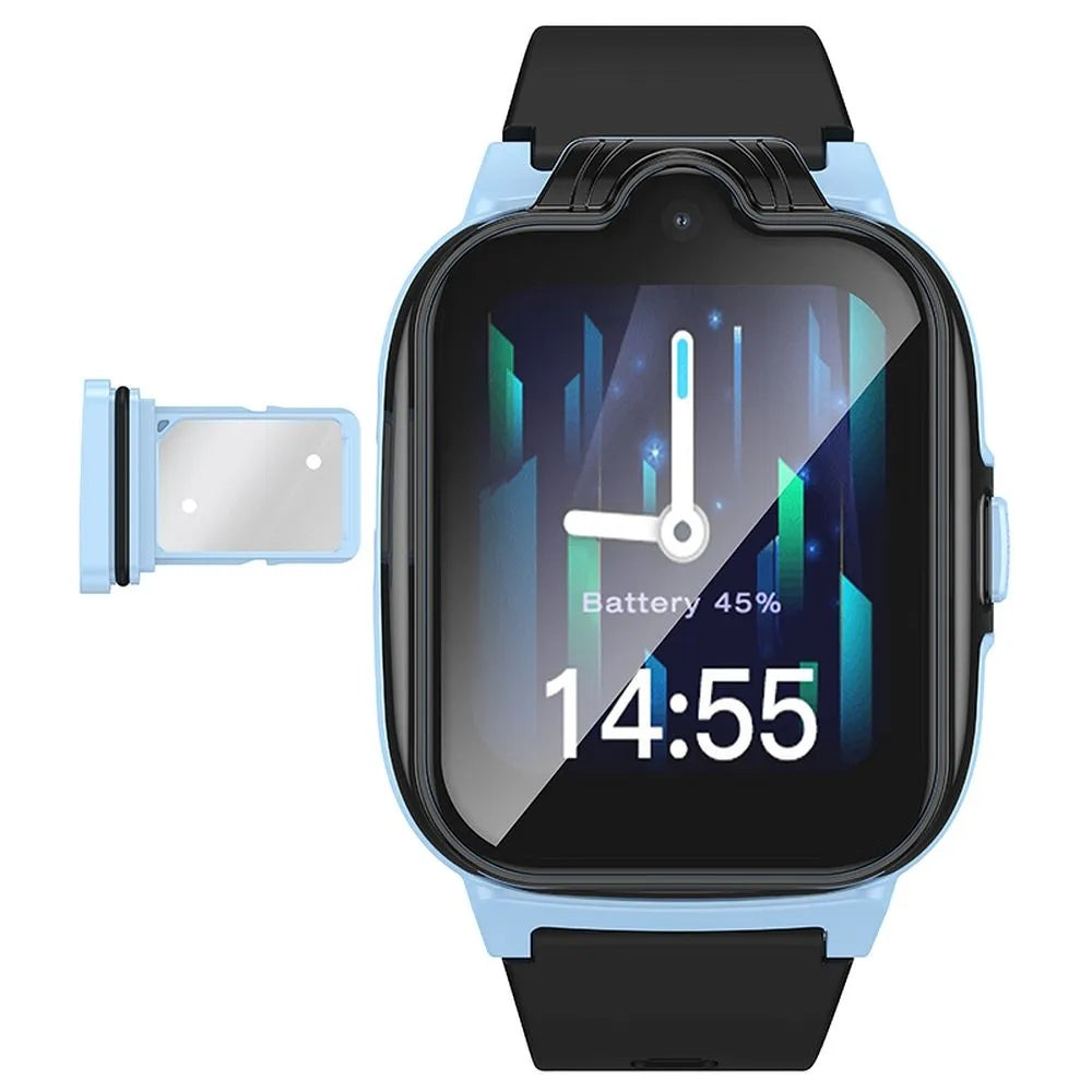 Smartwatch for children Hoco 1,69" 4G GPS with talk function Y104 blue