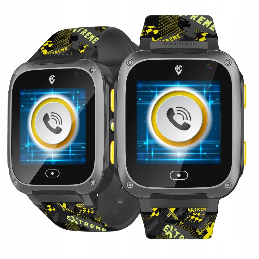 Smartwatch for children KiDiZ Fiber yellow KIDIZ TOY Brand Kidizwatch