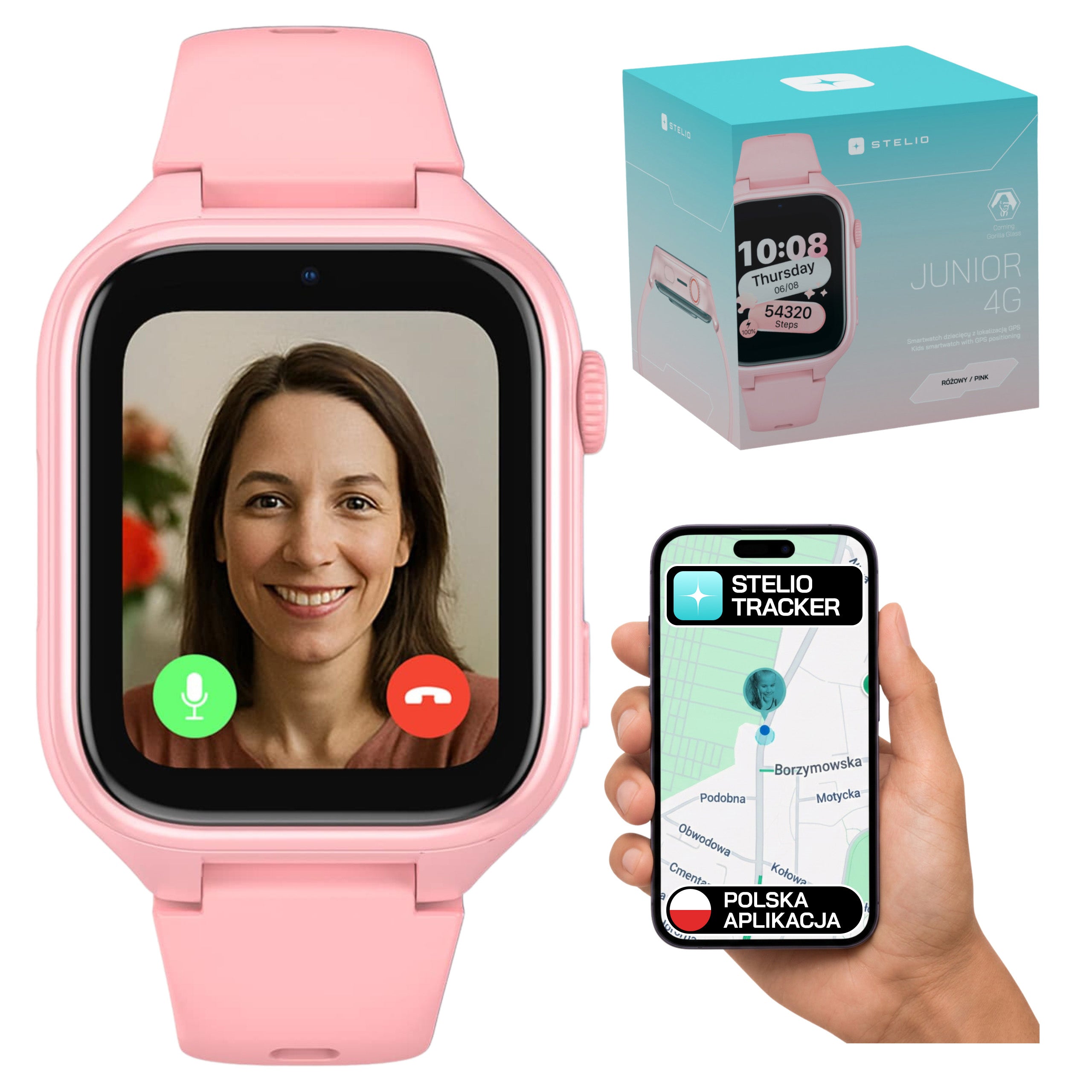 Smartwatch for children STELIO 4G LTE GPS TALK SMS camera waterproof SIM