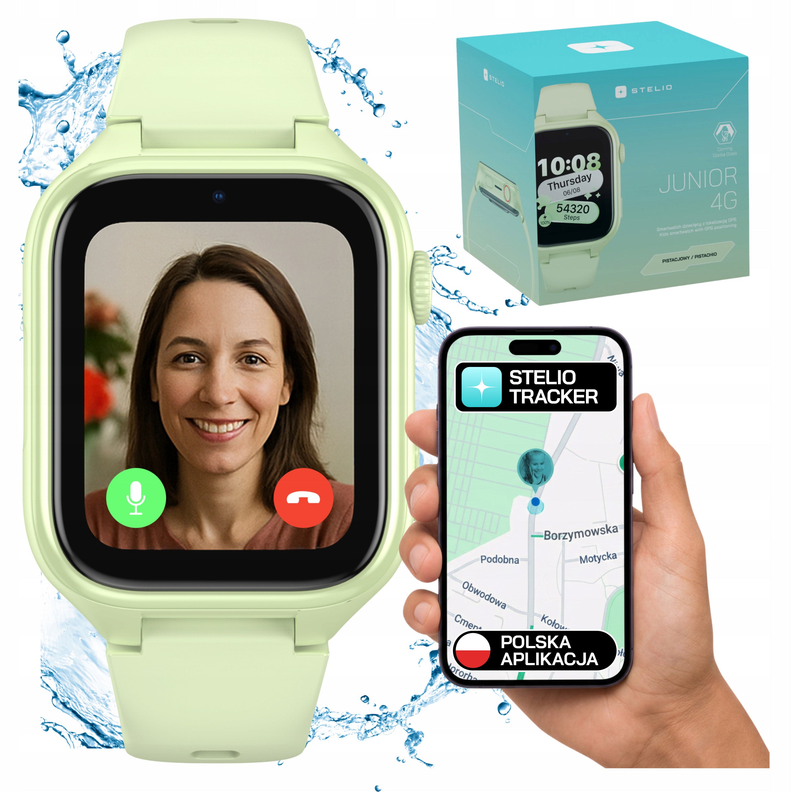 Smartwatch for children STELIO GPS 4G LTE SMS CALLS Waterproof SIM camera