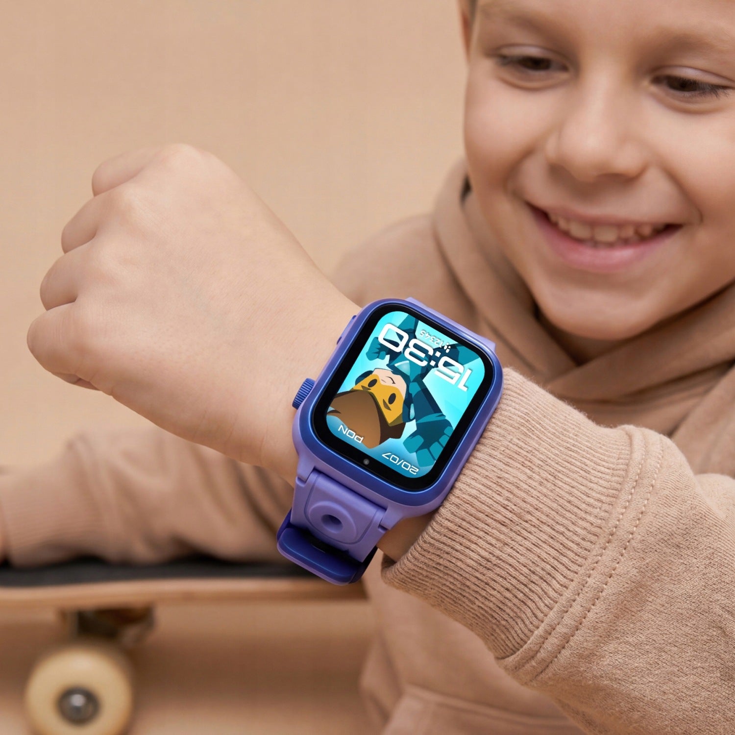 Smartwatch for children boy SIM GPS AI games blue FOREVER BRO + FREEBIE Brand Forever