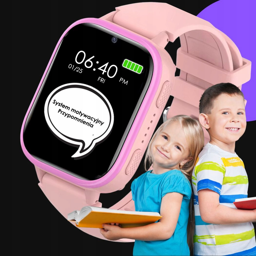 Smartwatch for kids with SIM card, games, educational cards and 2 straps Packaging status original