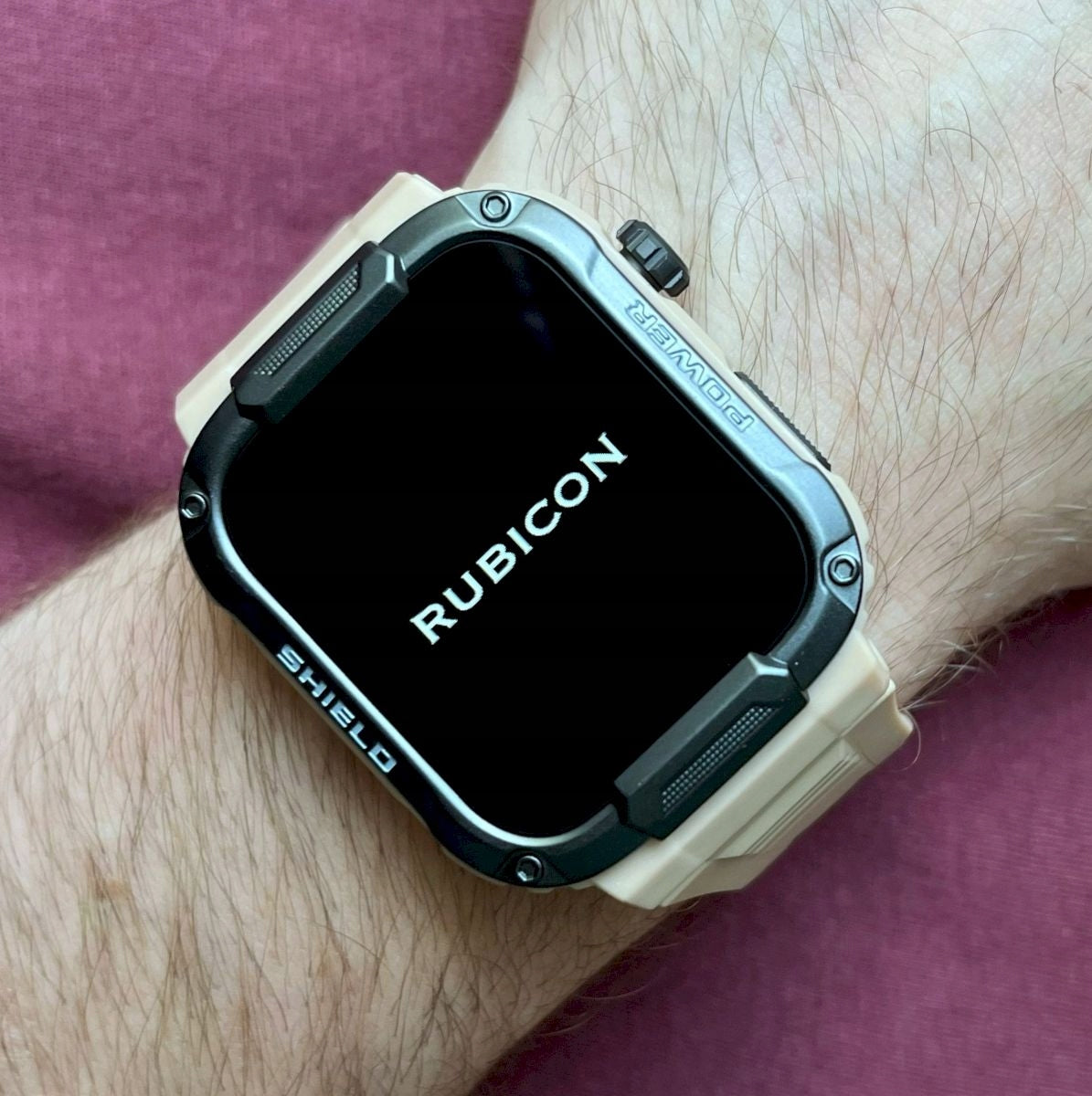 Smartwatch for military conversation beige Rubicon Brand Rubicon
